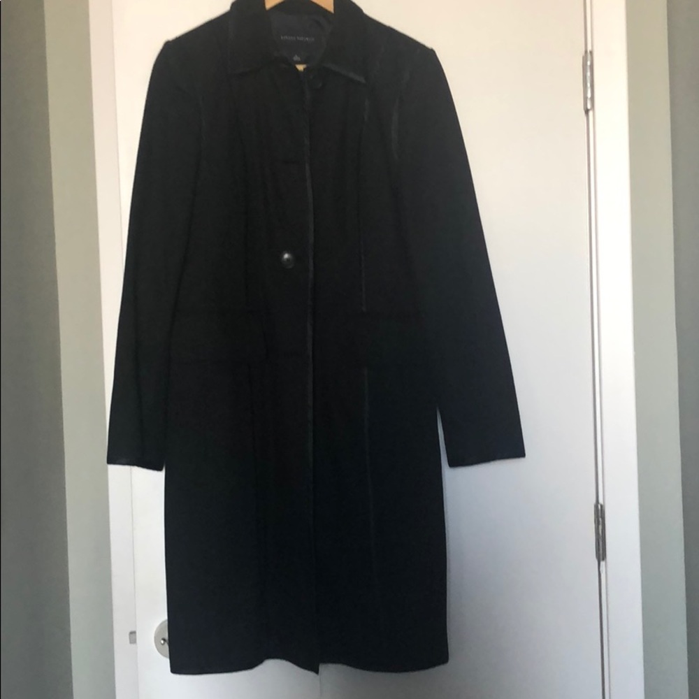Black Cotton Banana Republic Coat size large